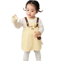 (Same style in the mall) Balabala baby autumn clothing girls long-sleeved suit suspender skirt two-piece set 2024 new style