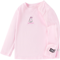 (Same style in the mall) Balabala childrens long-sleeved T-shirt 2024 new style for boys and girls printed casual style autumn wear