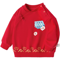 (Mall the sattt section) Balabala baby t-shirt spring осенний младенец длинный рукав swatshirt китайский windy