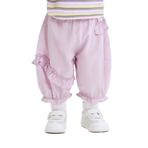 Balabala baby pants baby trousers girls casual pants 2024 new summer wear thin loose comfortable trendy