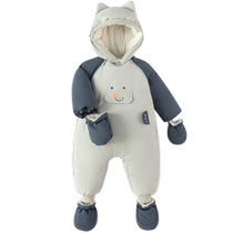 (Same style in the mall) Balabala baby down jumpsuit winter romper for boys and girls 2024 new style