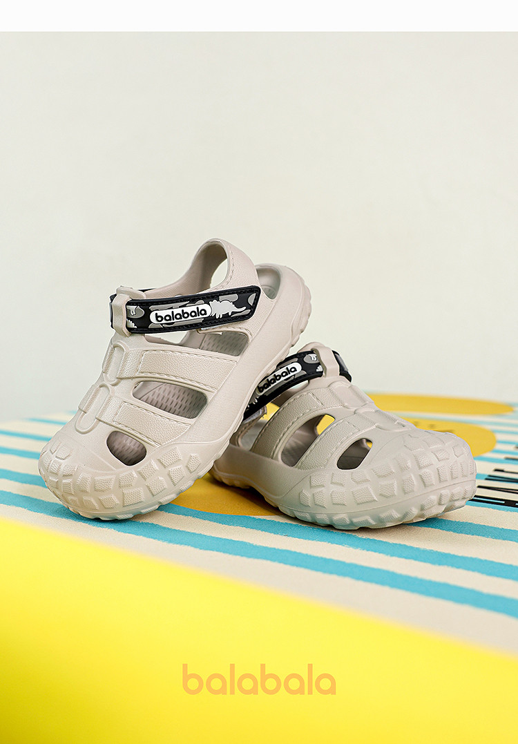 Balabala Kidsren's Shoes, Kidsren's Sandals, Lightweight Non-Slip Beach Shoes, Boys and Girls Shoes, Cut Out Summer Casual Shoes, Versatile — 25