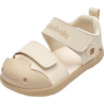 Balabala Baby Toddler Shoes Childrens Sandals Shoes Baby Boys Shoes 2024 Summer Breathable Anti-Slip Velcro