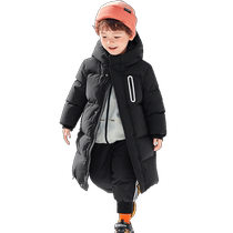 (Live broadcast welfare) Balabala Down Jacket for Boys and Girls 2024 New Jacket Winter Long Style Extremely Cold