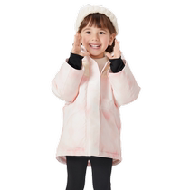 (Same style in the mall) Balabala childrens clothing girls down jacket baby autumn and winter childrens coat splicing fashionable style
