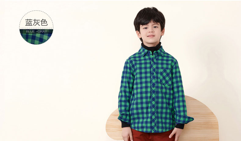 Chemise garcon à manche longue - Ref 2074418 Image 33