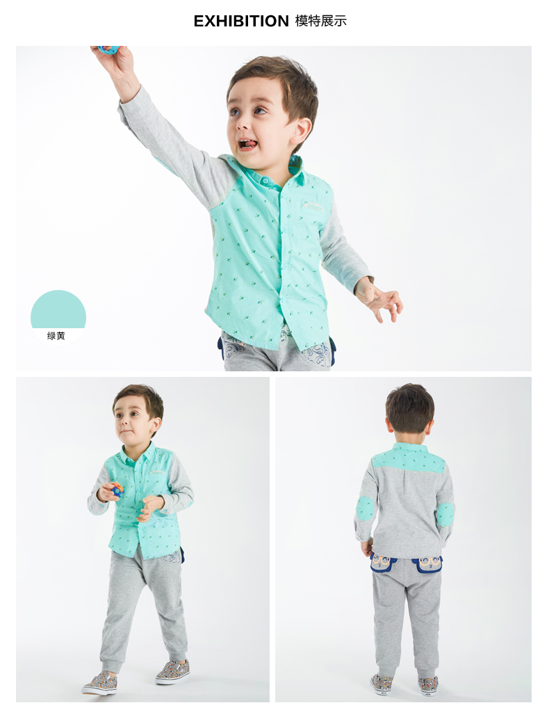 Chemise garcon à manche longue - Ref 2082036 Image 13
