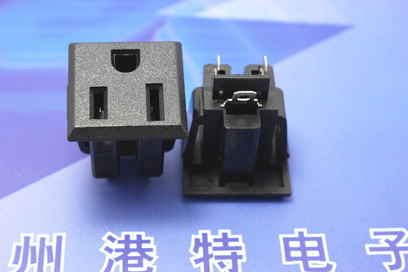 Benefits High quality AC-08 Power Socket American 10A250V 3 Plug Copper