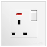 Гонконг и макао 13А британская розетка дома серая британская британская британская нога Три -яма панель 86