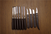  10 sets of woodworking chisel carving knives