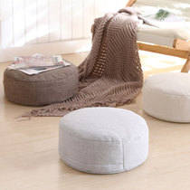 Cotton linen cushion on the ground household Japanese removable and washable padded large tatami mat round lazy cushion
