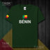 TASK Benin Benin Dahom bông áo thun ngắn tay của nam giới và đội tuyển quốc gia quần áo bóng rổ nữ của mùa hè áo quạt 
