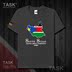 TASK Nam Sudan Quốc Bản đồ bông ngắn tay áo thun nam và Casual nữ T-shirt Spout Summer 50 