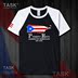 TASK Puerto Rico Puerto Rico Rico Quốc Bản đồ bông ngắn tay áo thun nam và nữ thể thao Lên trên Siapp 50 