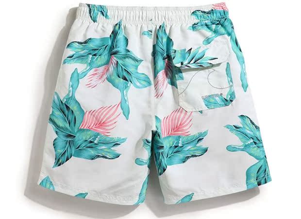 Gailang bên bờ biển kỳ nghỉ vài chiếc quần đi biển nam nhanh khô kích thước lớn quần short boxer quần short nữ bốn mặt giản dị 	quần đi biển nhóm	