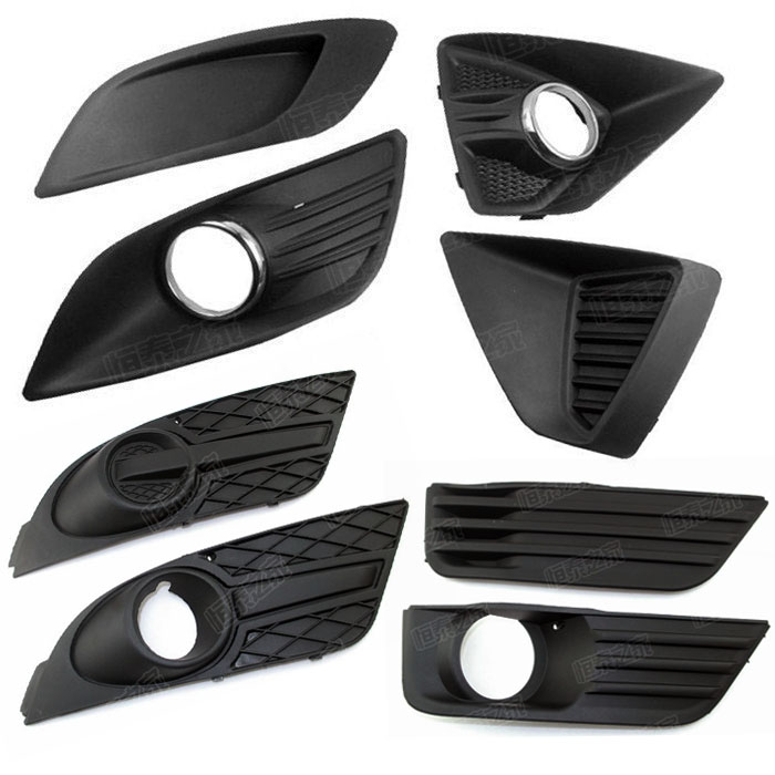 05-14CLASSIC hatchback sedan Fox fog lamp cover Front bumper fog lamp decorative cover Anti-fog lamp frame left and right