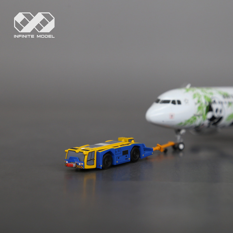 1:200 Scale F396 Aircraft Tow Tractor Hong Kong East Airlines Airport Ground Handling Infinite Model Art