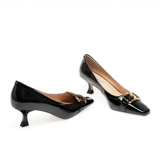 Универсальная обувь для кожаной обуви на высоком каблуке, из натуральной кожи, яркий броский стиль