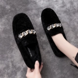 Белая зимняя обувь из жемчуга, флисовые туфли, популярно в интернете