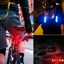 Bicycle tail light USB charging night flashing warning light mountain bike LED rain-proof creative charging tail light