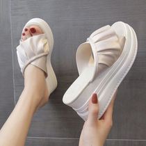 Wedding artifact platform shoes 10cm thick bottom heightened female wedding high heels wedge wedding white bridal slippers