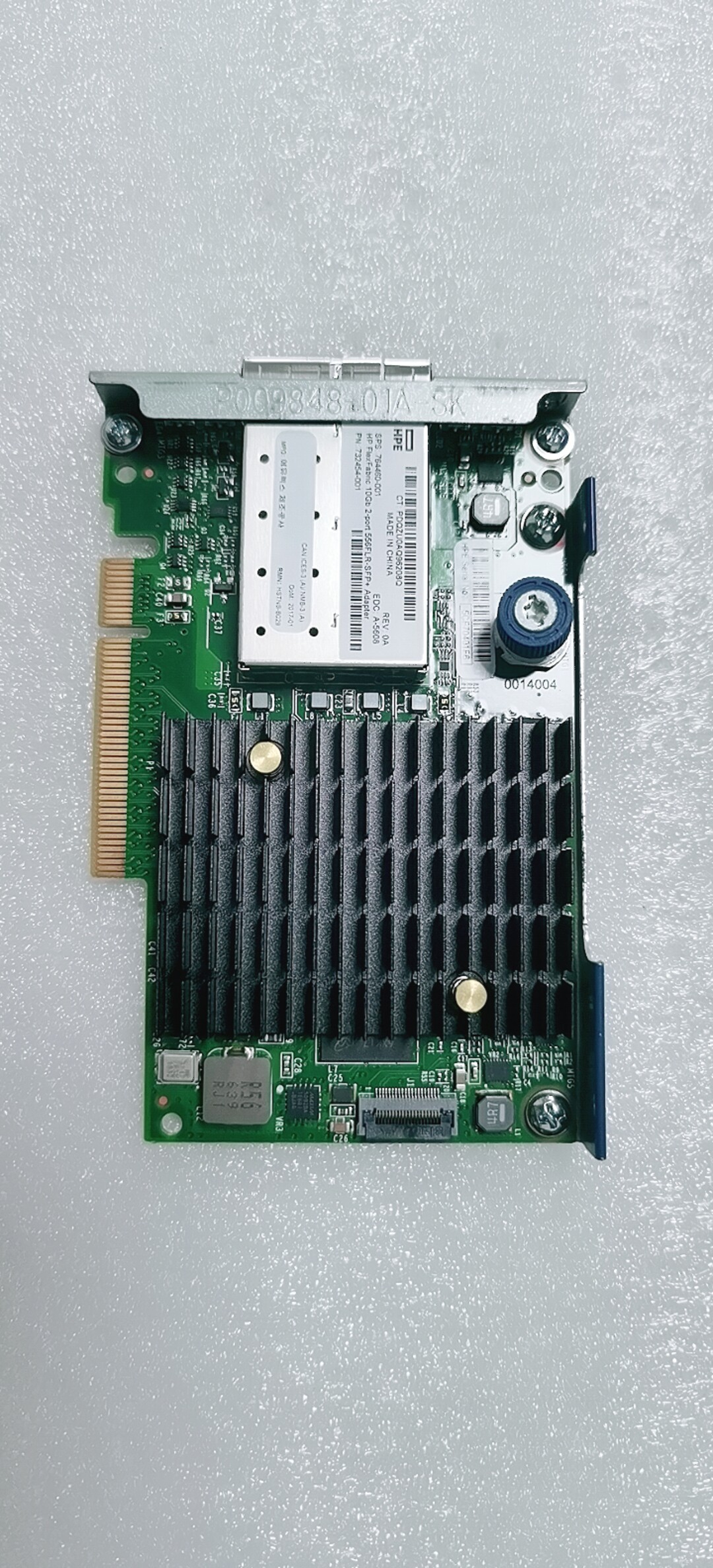 HPE FlexFabric 10GB 2-Port 556FLR-SFP+ Adapter – 732454-001, 764460-001, Used Good Condition - View #2