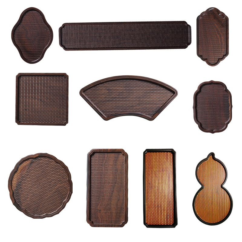 Black Sandalwood Tea Tray Dry Bubble Table Solid Wood Simple Home Creative Kung Fu Tea Nursery Rectangular Round Small Tea Table