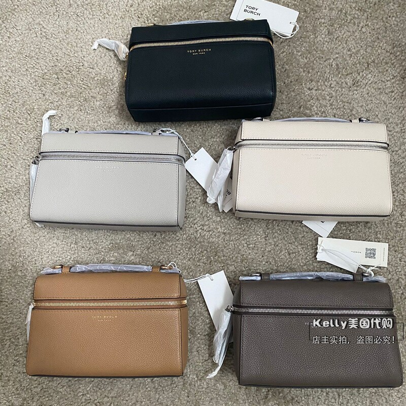 American Purchasing Agent for Tory Burch's New Women's Box Bag Romy Shoulder Crossbody Handbag, Vintage and Simple Style