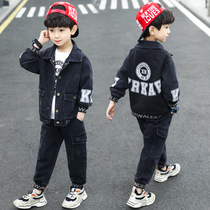 Boys Cowboy Cowboy Cowboy 2022 new trend in spring - middle children to overhead handsome subtitles in spring and autumn