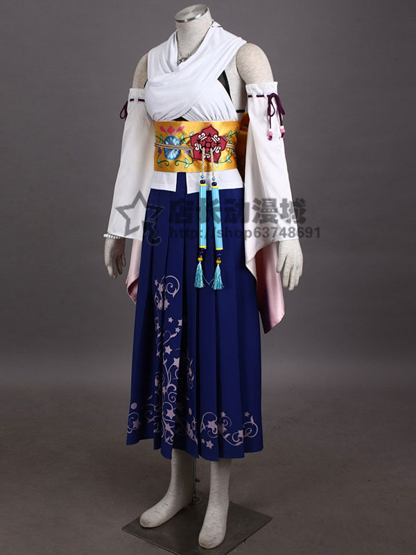 Trò chơi hoạt hình Final Fantasy 10 COSPLAY trang phục nữ Youna COS quần áo triệu tập phù hợp với kimono đầy đủ bộ quần áo - Cosplay cosplay violet evergarden