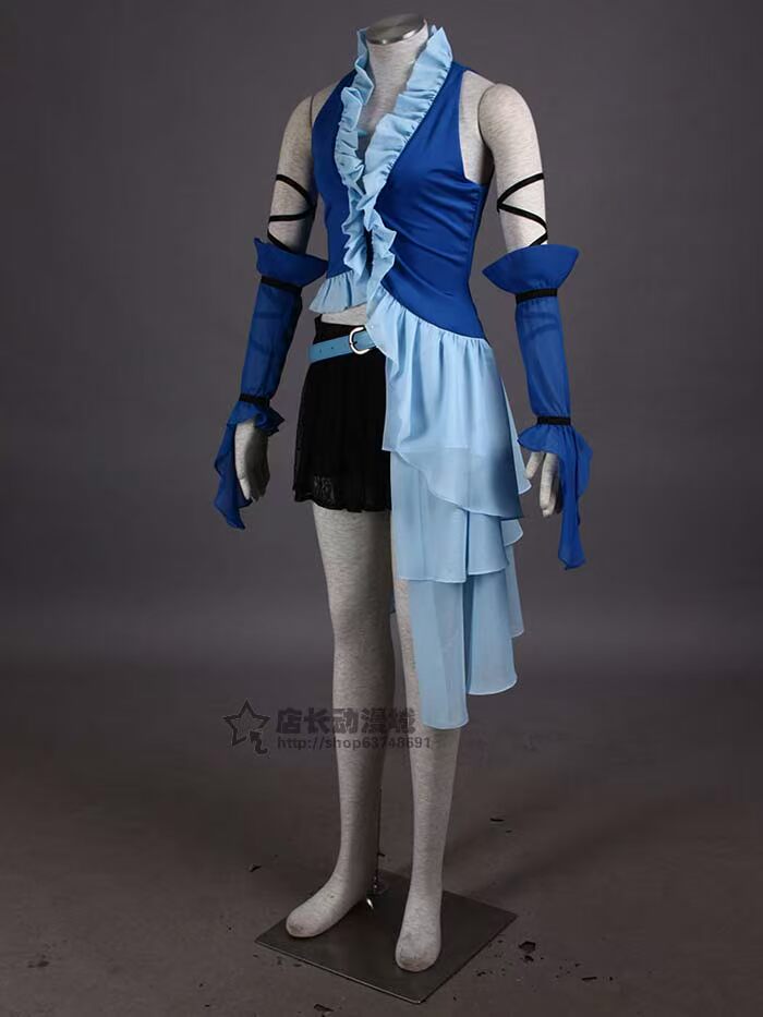 Anime game COSPLAY trang phục nữ tưởng tượng cuối cùng 10 Yuna COS quần áo bài hát Ji quần áo gợi cảm quần áo váy - Cosplay cosplay halloween