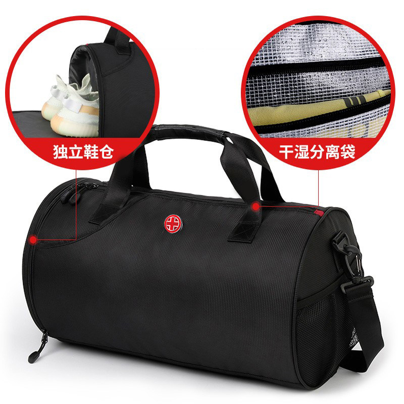 Switzerland large-capacity travel bag male handbag short-distance bag bag female fitness bag bag