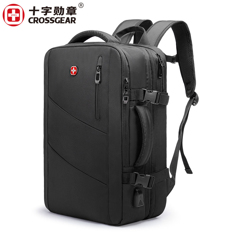 Double Shoulder Bag Men Business Trips Upscale Travel Bag Short Distance Large Capacity Multifunction Computer Luggage Bag Capacity Expansion Bag