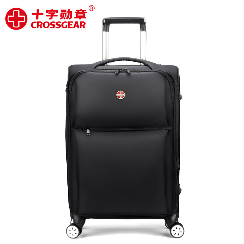 Swiss Oxford Brapole Box Universal Wheel Canvas 20 Inch 24 Large capacity suitcase password suitcase for men and women 28-Taobao