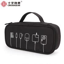 Swiss data line containing bag portable large capacity Multi-functional travel decimals accessories Charging Baobab