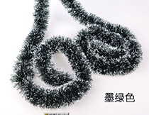 Large color big hair strips festive color strips white edge hair strips Christmas hair strips 13cm diameter 2 meters long