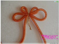 Christmas Tree Gold Silkscreen Blue Small Neckline Christmas Little Bow Tie 15 cm#6951