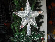 Christmas tree light emitting plug-in Topstar seven colours shan guang five-pointed star ceiling light Christmas LED battery wu arcturus deng