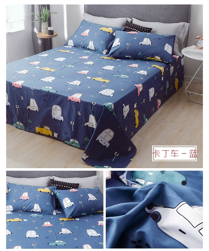 Giường Khăn trải giường bằng vải bông một mảnh Simmons bảo vệ Vỏ phim hoạt hình phủ bụi