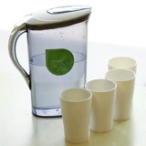 Вместительный и большой пластиковый стеклянный чай с молоком для домашнего использования для гостиной, заварочный чайник, комплект