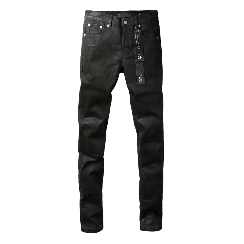 Pur Jeans Pants Torn Jeans American High Street Ripped Black Jeans