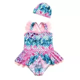 Наряд маленькой принцессы, купальник для девочек, 2020 года, в западном стиле