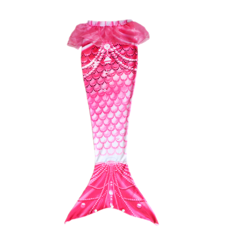 Children's Mermaid Swimsuit Mermaid Princess dress Lace Princess dress Mermaid Single Tail