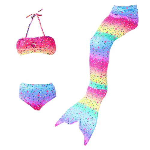 Детский наряд маленькой принцессы, летний купальник, крой «рыбий хвост»