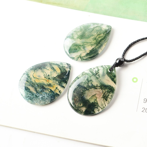 Натуральная вода, агатовая подвеска подходит для мужчин и женщин для влюбленных, имитация льда