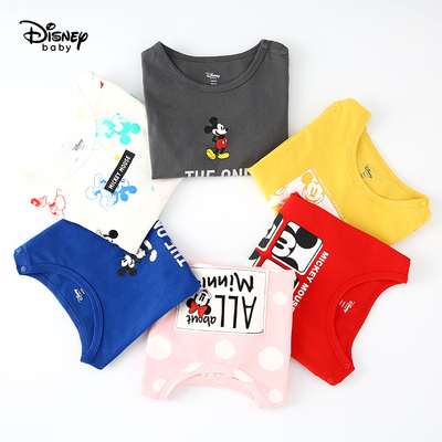 迪士尼儿童t恤短袖纯棉2020新款潮牌