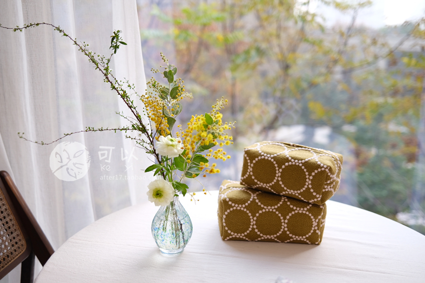 (Handmade by Kojima) (tambourine) Minaperhonen handmade tissue pack tissue box