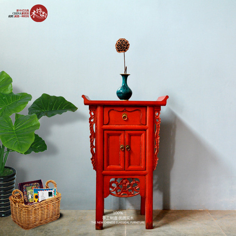 Chinese carved flower retro-ancient teething, Xuanguan cabinet door hall Partition Containing cabinet Hallway Decoration Cabinet made of old solid wood furniture