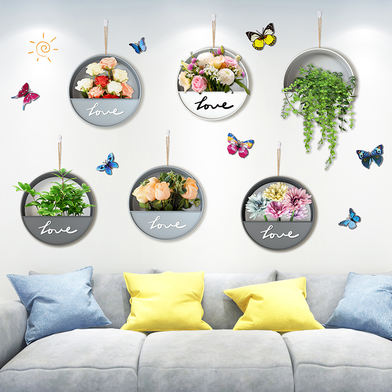 Dormitory wall decoration 3d three-dimensional simulation sticker living room TV background wall decoration Nordic style creative wall stickers