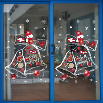 Christmas bell hanging decoration Meta Dentan Festival Decoration Scene Placement Window Sticker Shop Window Glass Stickers Pendant Trinkets